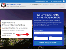 Tablet Screenshot of honesthomesales.com